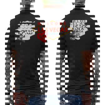 ラスベガス カジノ ラスベガス ストリップ ナイトライフ お土産とギフト メンズTシャツ バックプリント - Kawaiitshirt