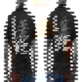 ラブラドールラブチョコレートラボラバー メンズTシャツ バックプリント - Kawaiitshirt