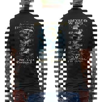 ラーテルは私のスピリットアニマルです 野生動物愛好家 メンズTシャツ バックプリント - Kawaiitshirt