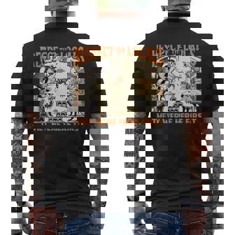 リスペクト Locals オポッサム スカンク アライグマ ハチミツ メンズTシャツ バックプリント - Kawaiitshirt