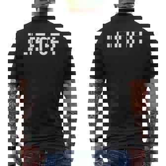 リフトオフ メンズTシャツ バックプリント - Kawaiitshirt