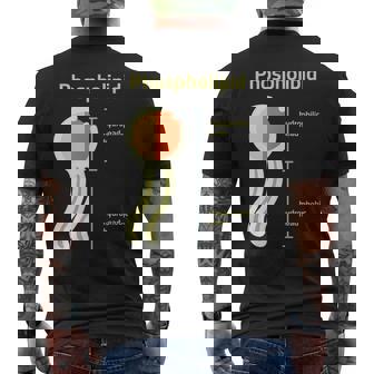 リン脂質 メンズTシャツ バックプリント - Kawaiitshirt