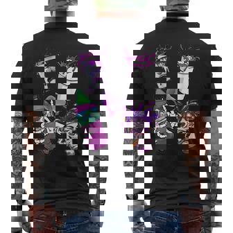 リーンシャツ、パープルドランク、ダーティダブルカップ、リーンラインスモーク メンズTシャツ バックプリント - Kawaiitshirt