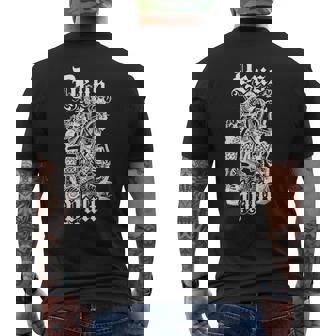 ルネサンス フェスティバル コスチューム Deusult シャツ メンズTシャツ バックプリント - Kawaiitshirt