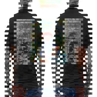 ルノワール二人の姉妹（テラス） メンズTシャツ バックプリント - Kawaiitshirt