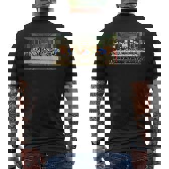 レオナルド・ダ・ヴィンチによる最後の晩餐1495 長袖tシャツ メンズTシャツ バックプリント - Kawaiitshirt