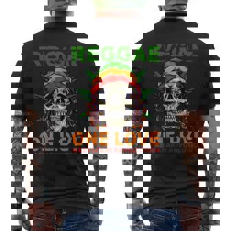 レゲエ、カーニバルフェスティバル、ラスタカラー メンズTシャツ バックプリント - Kawaiitshirt