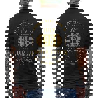 レジェンドは1961年七月生まれ 誕生日 メンズTシャツ バックプリント - Kawaiitshirt