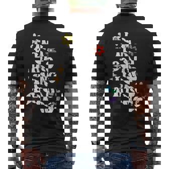 レトロ グルーヴィーなイム 優子 やってる ゆうこ こと おもしろい 母の日 メンズTシャツ バックプリント - Kawaiitshirt