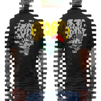 レトロ コロラド州 アウトドア 自然 恋人 ハート 山脈 グラフィック メンズTシャツ バックプリント - Kawaiitshirt