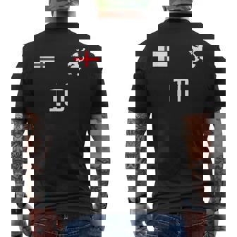 レトロなイングランド サッカー メンズTシャツ バックプリント - Kawaiitshirt