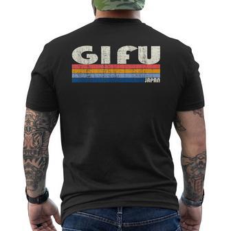 レトロヴィンテージ 70年代80年代スタイル 岐阜、日本 メンズTシャツ バックプリント - Kawaiitshirt
