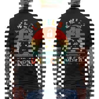 レベル53アンロック ヴィンテージ 53歳の誕生日ゲーマー 面白いゲーム メンズTシャツ バックプリント - Kawaiitshirt