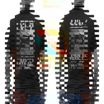 レベル7 コンプリートレベル8 ロード7年 結婚記念日 メンズTシャツ バックプリント - Kawaiitshirt