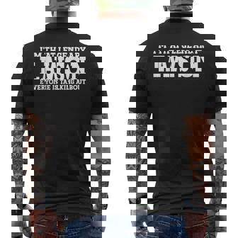 ローソン 個人名 おもしろい ローソン メンズTシャツ バックプリント - Kawaiitshirt