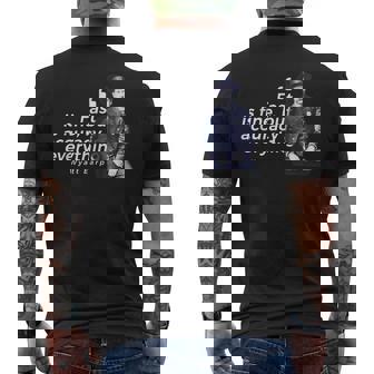 ワイアット・アープ 引用句 アメリカ西部の英雄的ローマン メンズTシャツ バックプリント - Kawaiitshirt