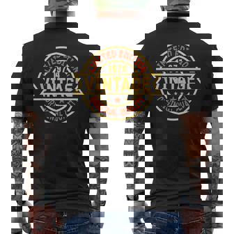 ヴィンテージ 1974 メンズ 限定版 Bday 1974 誕生日 メンズTシャツ バックプリント - Kawaiitshirt