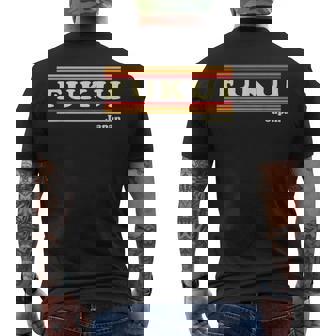 ヴィンテージ 80年代 福井 日本 レトロ グラフィック メンズTシャツ バックプリント - Kawaiitshirt