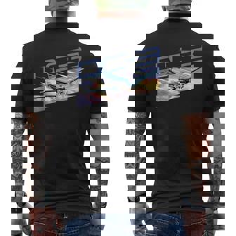 ヴィンテージ エアライン Dc-3 飛行機 メンズTシャツ バックプリント - Kawaiitshirt