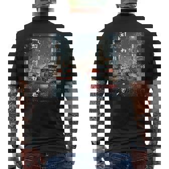 ヴィンテージ ディストレス Jdm レジェンド ドリフト レーシングカー 東京ストリート 長袖tシャツ メンズTシャツ バックプリント - Kawaiitshirt