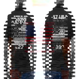 ヴィンテージ ドナルド トランプ 2024 テイク アメリカ バック 長袖tシャツ メンズTシャツ バックプリント - Kawaiitshirt