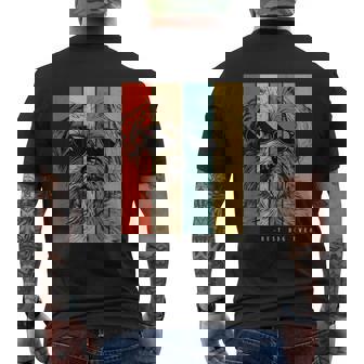 ヴィンテージ ノーフォークテリア 犬 ママ パパ キッズ メンズ レディース メンズTシャツ バックプリント - Kawaiitshirt