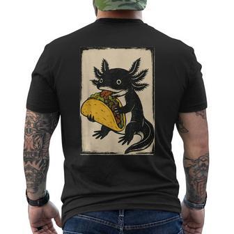 ヴィンテージ リノカット Axolotl タコサラマンダー 民芸品 メンズTシャツ バックプリント - Kawaiitshirt