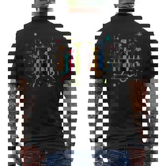 ヴィンテージ レトロ ミッドセンチュリー モダン ルック 猫 50S 60S スタイル メンズTシャツ バックプリント - Kawaiitshirt