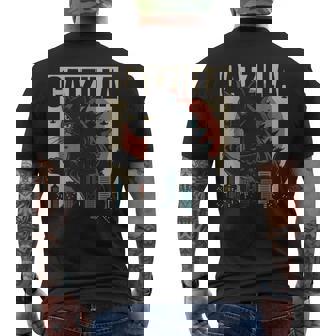 ヴィンテージキャットジラtシャツ 面白い子猫と猫 メンズTシャツ バックプリント - Kawaiitshirt