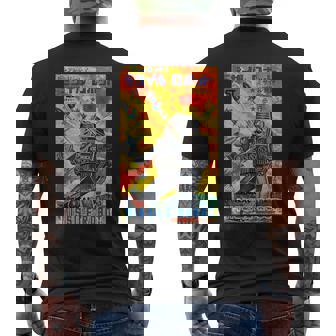 ヴィンテージグラフィック ミサイルロボット 日本のレトロオールドトイアニメ メンズTシャツ バックプリント - Kawaiitshirt