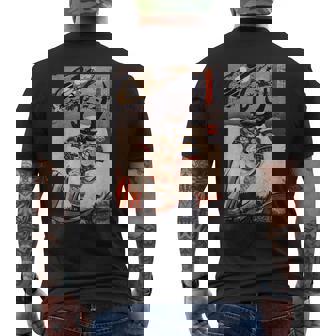 ヴィンテージ日本アート 歌川戦士武田信玄 武田信玄 メンズTシャツ バックプリント - Kawaiitshirt