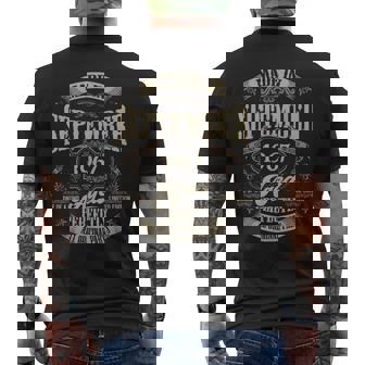 ヴィンテージ還暦伝説 1967年9月 60歳の贈り物 メンズTシャツ バックプリント - Kawaiitshirt