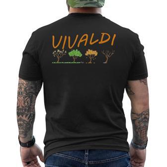 ヴィヴァルディ四季クラシック音楽ギフト メンズTシャツ バックプリント - Kawaiitshirt