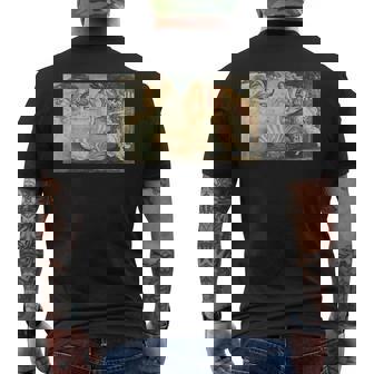 ヴィーナスの誕生／サンドロ・ボッティチェッリ【世界の名画】（高精細画質）女神 美術館アート メンズTシャツ バックプリント - Kawaiitshirt