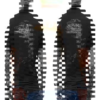 ヴェロキラプトル恐竜狩りリアルなグラフィックデザイン 長袖tシャツ メンズTシャツ バックプリント - Kawaiitshirt