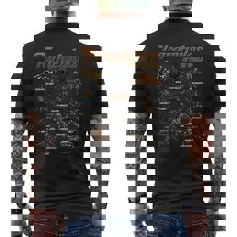 世界のタランチュラス・オブ・ザ・ワールド クモのペットクモ タランチュラ愛好家 メンズTシャツ バックプリント - Kawaiitshirt