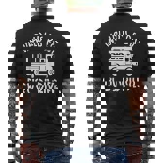 世界最高のバス運転手 メンズTシャツ バックプリント - Kawaiitshirt