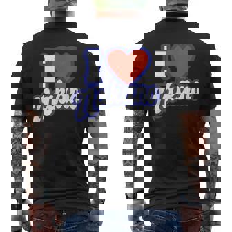 中野が大好き メンズTシャツ バックプリント - Kawaiitshirt