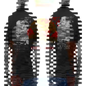 京都 日本 パゴダ 秋 風景 アート お土産 メンズTシャツ バックプリント - Kawaiitshirt