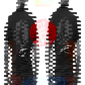 侍 戦国武将 武士道 サムライ 東京 ジャパン カタナ メンズTシャツ バックプリント - Kawaiitshirt