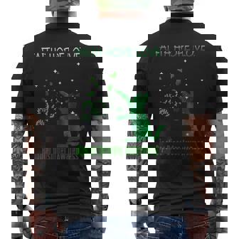 信仰希望愛双極性障害認識 メンズTシャツ バックプリント - Kawaiitshirt