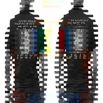 写真家 It's A Lifestyle おもしろtシャツ 写真好きのギフト メンズTシャツ バックプリント - Kawaiitshirt