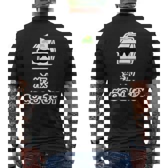 冷奴 Cool Guy クールガイ（おかしな日本語）間違い 英語 豆腐 キャラ 【変なデザイン屋さん】面白い ギャグ メンズTシャツ バックプリント - Kawaiitshirt