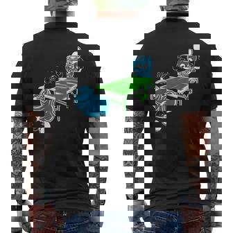 卓球 おもしろビール ピンポン メンズTシャツ バックプリント - Kawaiitshirt