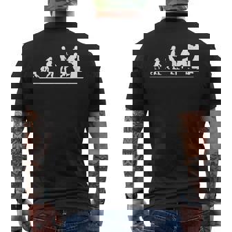 合気道 進化 男性 面白い 合気道 メンズTシャツ バックプリント - Kawaiitshirt