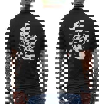 和筆書道「忍忍忍」忍者忍者 メンズTシャツ バックプリント - Kawaiitshirt