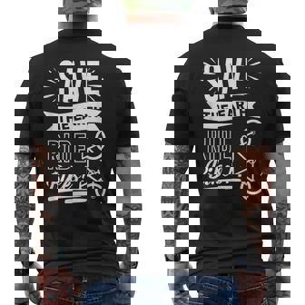 地球を救おう 自転車に乗ろう メンズTシャツ バックプリント - Kawaiitshirt