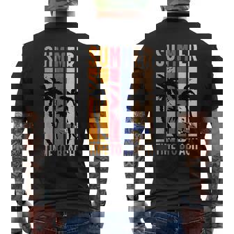 夏 Time To Beach クールバイブ メンズTシャツ バックプリント - Kawaiitshirt