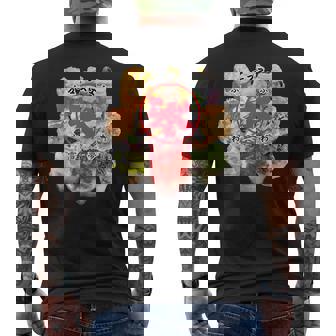 夢雪 氷 かき氷 伝統 ふっわふわ エスプーマ Kouri Kakikouri メンズTシャツ バックプリント - Kawaiitshirt