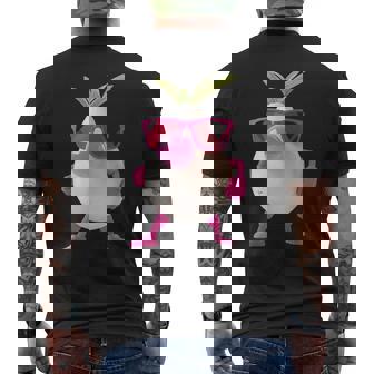 大根チューインガム メンズTシャツ バックプリント - Kawaiitshirt